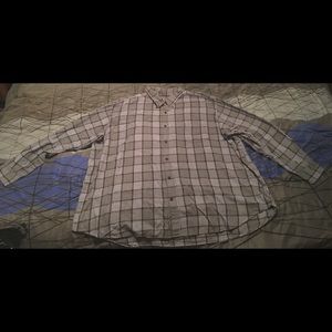 Grey Button Down Stripe Shirt